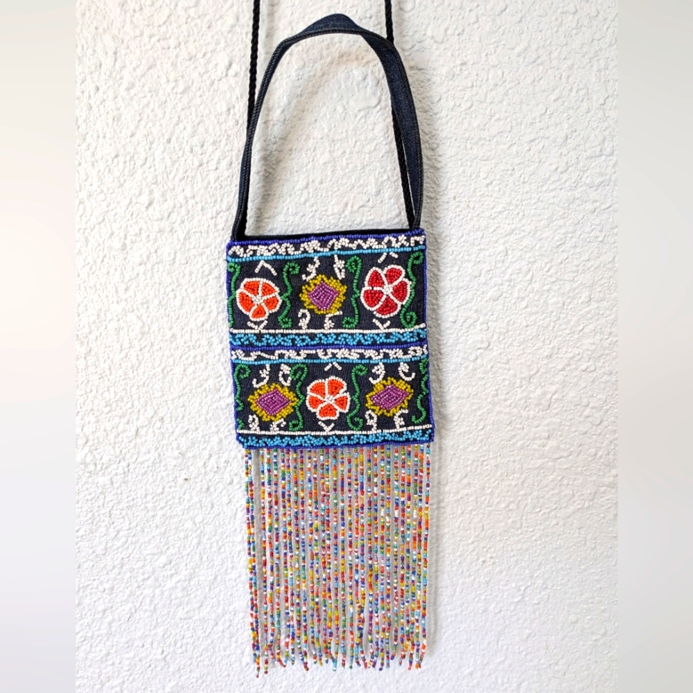 Vintage Beaded Shoulder Mini Purse